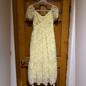 15 in from each pit shoulder to hem is 45 in Style on/off shoulder new condition